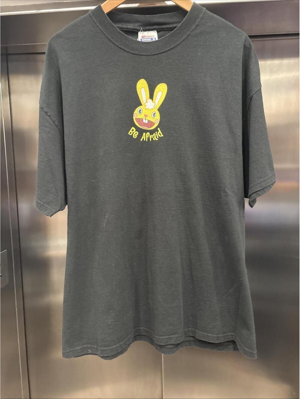 Vintage 00’s Happy Tree “Friends Be Afraid” Bunny T-shirt